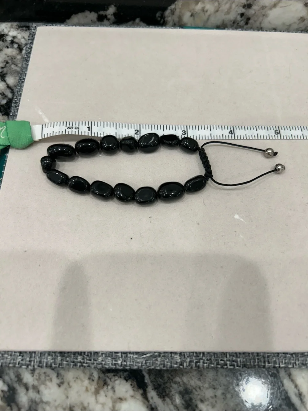 Barse Black onyx BeadAdjustable Bracelet